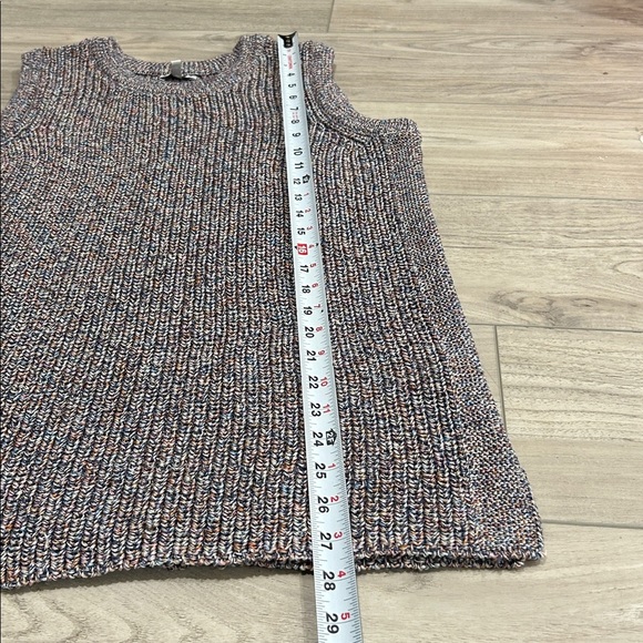 Ella Moss Multicolor Knit Sleeveless Tunic Sweater Top Women’s XL - Picture 8 of 9
